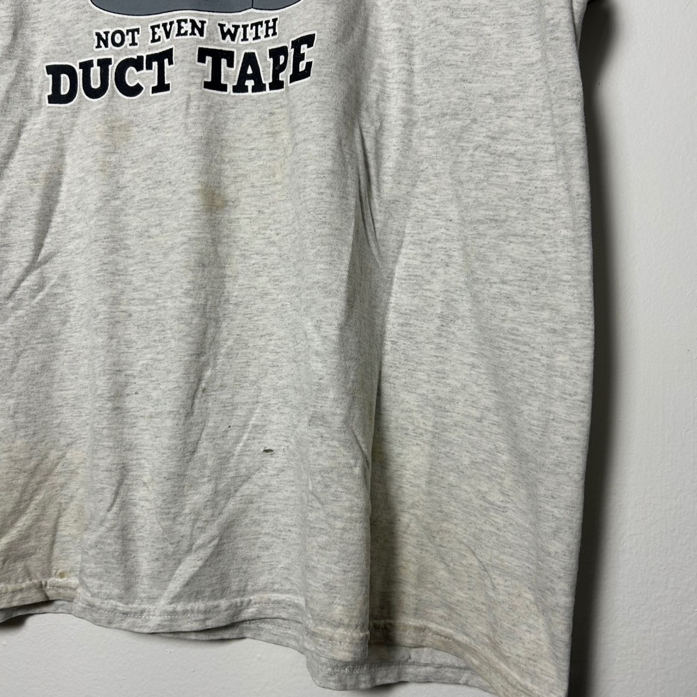 vtg‎ You Cant Fix Stupid Not Even With Duct Tape grandpa graphic tee - Picture 6 of 6
